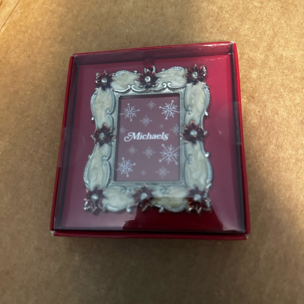 Michaels Red and Silver Decorative Frame